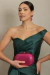 Imagem do Vestido Longo em Zibeline Esmeralda Mica