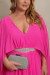 Imagem do Vestido de Festa com manga capa Isadora Pink