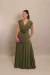 Vestido Longo Fluido Verde Oliva Luana na internet