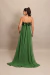 Imagem do Vestido Longo em Zibeline Verde Oliva Mafê