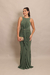 Vestido Longo Verde Oliva Morgana - comprar online