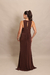 Imagem do Vestido Longo Marrom/Mocha Mousse Morgana