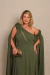 Vestido Longo Plus Size Verde Oliva Florença - loja online