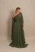 Imagem do Vestido Longo Plus Size Verde Oliva Florença