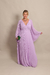 Vestido Longo Plissado Linda Lavanda - comprar online