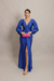 Vestido com Mangas Longas Azul Royal Iva - comprar online