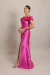 Vestido Longo em Zibeline Pink Emily - loja online