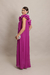 Vestido Longo Um Ombro Só Uva/Fúcsia Greta - loja online
