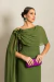 Vestido Longo com Capa Verde Íris - Emporium Carolina