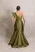 Imagem do Vestido Longo Um ombro Só Verde Oliva Lua
