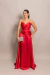 Vestido Tomara que Caia com Capa Removível Vermelho Brenda - comprar online