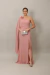 Vestido Longo Com Manga Capa Rose Pilar na internet