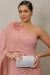 Vestido Longo Com Manga Capa Rose Pilar - Emporium Carolina