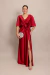 Vestido Longo Vinho/Marsala Natalia - comprar online