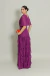 Vestido Longo Fluido Uva/Roxo Alice - Emporium Carolina