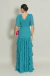 Vestido Longo Fluido Petróleo Alice - loja online