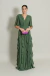 Vestido Longo Fluido Verde Oliva Alice - comprar online