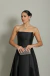 Vestido Midi em Zibeline Tomara que Caia Preto Bianca na internet