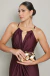 Vestido Longo em Jersey Marsala Ludi na internet