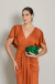 Vestido Longo em Jersey Terracota Melinda na internet