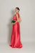 Vestido Longo Vermelho com Um Ombro Só Betina - Emporium Carolina
