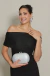 Vestido Longo Ombro á Ombro Preto Raissa - comprar online