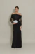 Vestido Longo Ombro á Ombro Preto Raissa na internet