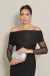 Vestido Longo Ombro á Ombro Preto Raissa - Emporium Carolina