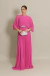 Vestido Longo Plissado Pink Larissa - Emporium Carolina