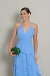 Vestido Longo Fluido Azul Serenity Sofia na internet