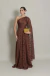 Vestido Longo Com um Ombro Só Marrom/Mocha Marisa na internet