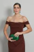 Vestido Longo Tomara que Caia Marrom Liza - Emporium Carolina