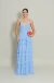 Vestido Longo Azul Serenity Luiza - comprar online