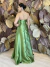 Vestido Longo em Zibeline Verde Liliane - Emporium Carolina