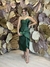 Vestido Midi em Zibeline Verde Oliva Paola - comprar online