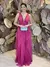 Vestido Plus Size Longo em Tule Pink Ciça na internet