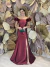Vestido Longo em Zibeline Marsala Emilia - comprar online