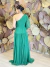 Vestido Longo Um ombro só Jenifer Verde Bandeira - Emporium Carolina