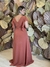 Vestido Longo Plus Size Cláudia Terracota - Emporium Carolina