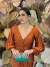 Vestido com Mangas Longas Terracota Iva - comprar online