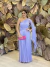 Vestido Longo com um ombro só Lavanda Tuane