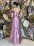 Vestido Longo em Zibeline Rose Emily - Emporium Carolina