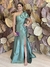 Vestido Longo em Zibeline um ombro só Oliva Maju - comprar online