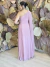 Vestido Longo um ombro só Capa Bella Rose - Emporium Carolina