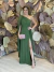 Vestido Longo um ombro só Capa Bella Verde
