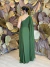 Vestido Longo um ombro só Capa Bella Verde - Emporium Carolina