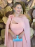 Vestido de Festa Longo com Capa Plus Size Núbia Peach Fuzz/ Coral - Emporium Carolina