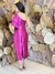 Vestido em Zibeline Midi Fúcsia Marilia - Emporium Carolina