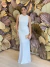 Vestido Longo em Jersey Branco Luciana