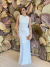 Vestido Longo em Jersey Branco Luciana - comprar online